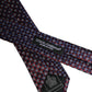 Red Blue Circles Silk Adjustable Necktie Tie