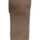Brown Silk Adjustable Necktie Tie