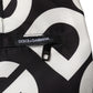 Black White Logo Beachwear Shorts Swimwear