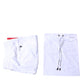 White Stripes Beachwear Shorts 2 Pc Swimwear