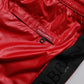 Red Polyester Beachwear Shorts 2Pc Swimwear