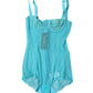 Blue Tulle Balconette Bra Bodysuit Underwear