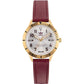 Red Leather Dress Watch