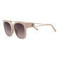 Beige Metal Sunglasses