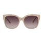 Beige Metal Sunglasses
