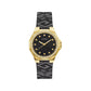 Black Leather Dress Watch
