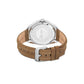 Brown Leather Dress Watch