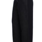 Chic High Waist Flare Jeans in Dark Blue