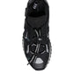 Black Mesh Sorrento Trekking Sneakers Shoes