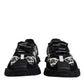 Black Logo Lace Up Low Top NS1 Sneakers Shoes