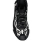 Black Logo Lace Up Low Top NS1 Sneakers Shoes