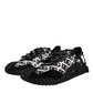 Black Logo Lace Up Low Top NS1 Sneakers Shoes