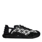 Black Logo Lace Up Low Top NS1 Sneakers Shoes