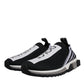 Black White Slip On Sorrento Sneakers Shoes