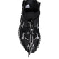 Black Mesh Sorrento Trekking Sneakers Shoes