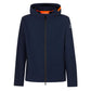Blue Polyester Men's Jacket