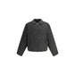 Gray Cotton Bomber