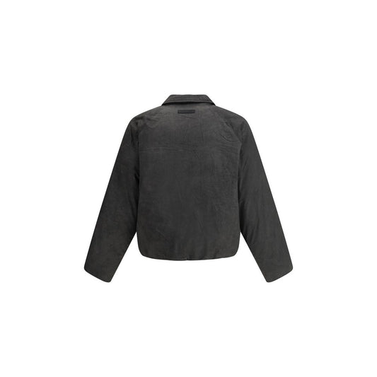 Gray Cotton Bomber