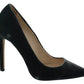 Gray Velvet Dress Stiletto Pumps Shoes