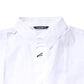 White Cotton Button Down Casual Men Polo Shirt