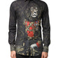 Black Royal Pet Portrait GOLD Dress Shirt