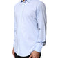 Light Blue Cotton MARTINI Formal Dress Shirt