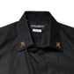 Black GOLD Cross Embellished Men Dress Shirt