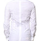 White GOLD Cotton Poplin Bib Formal Men Dress Shirt