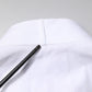 White GOLD Cotton Poplin Bib Formal Men Dress Shirt