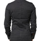 Black GOLD Patterned Cotton Men Dress Shirt