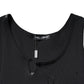 Black Cotton Rip Style Sleeveless Men Tank T-shirt