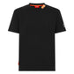 Black Cotton Men T-Shirt