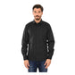 Black Cotton Men Shirt