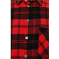 Red Cotton Men Jacket