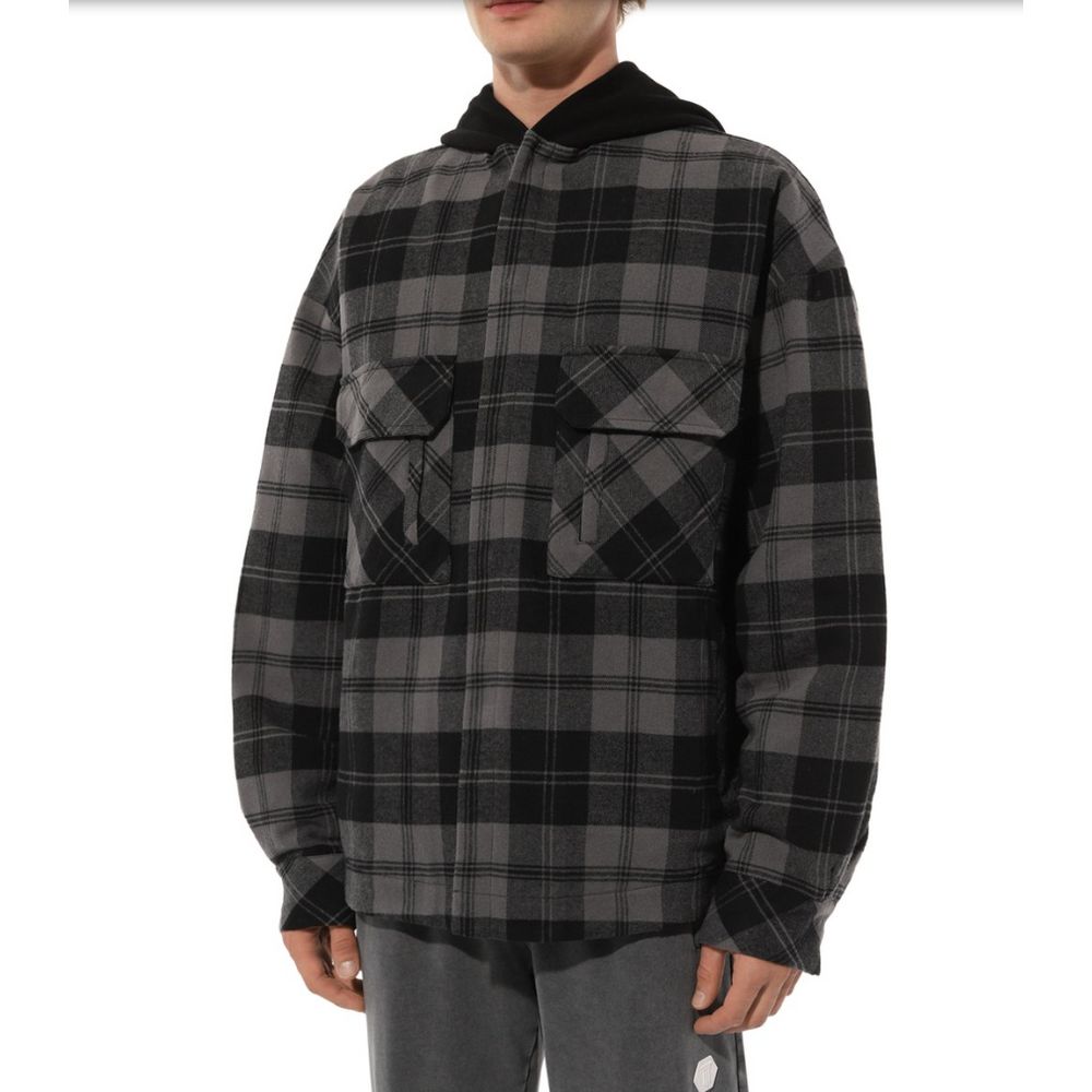 Gray Cotton Men's Jacket