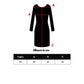 Black Wool Long Dress