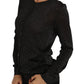 Elegant Black Lightweight Cardigan