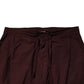 Maroon Cotton Cargo Jogger Sweatpants Pants