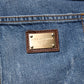 Blue Tattered Cotton Straight Denim Jeans