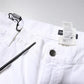 White Cotton Straight Men Denim Jeans