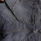 Dark Gray Cotton Stretch Skinny Denim Jeans
