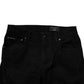 Black Cotton Stretch Skinny Men Denim Jeans