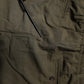 Brown Cotton Stretch Cargo Pants