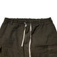 Brown Cotton Stretch Cargo Pants