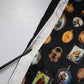 Black Religious Print Silk Men Jogger Pants