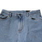 Blue Cotton Skinny Men Denim Mid Waist Jeans