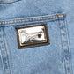 Blue Cotton Skinny Men Denim Mid Waist Jeans