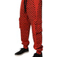 Red Hearts Cargo Jogger Men Sweatpants Pants
