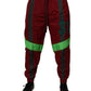 Maroon Nylon Men Jogger Sweatpants Pants