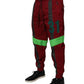 Maroon Nylon Men Jogger Sweatpants Pants